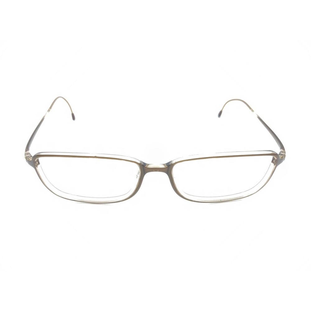 Silhouette Spx Translucent Brown Rectangle Eyegla… - image 2